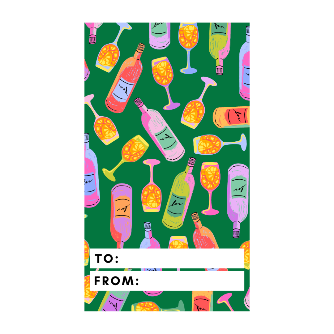 Glitter Ccrumb Gift Tag