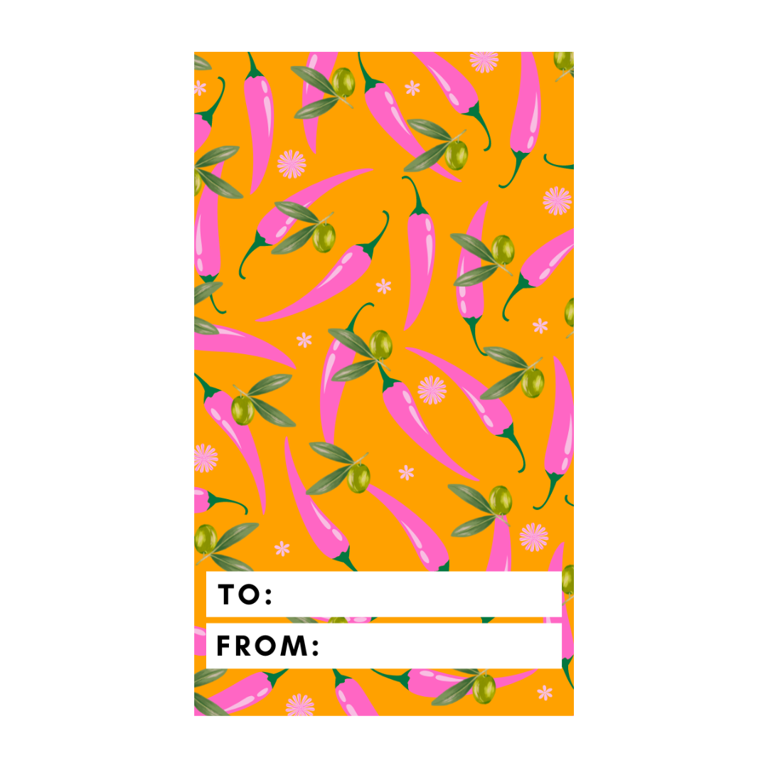 Glitter Ccrumb Gift Tag