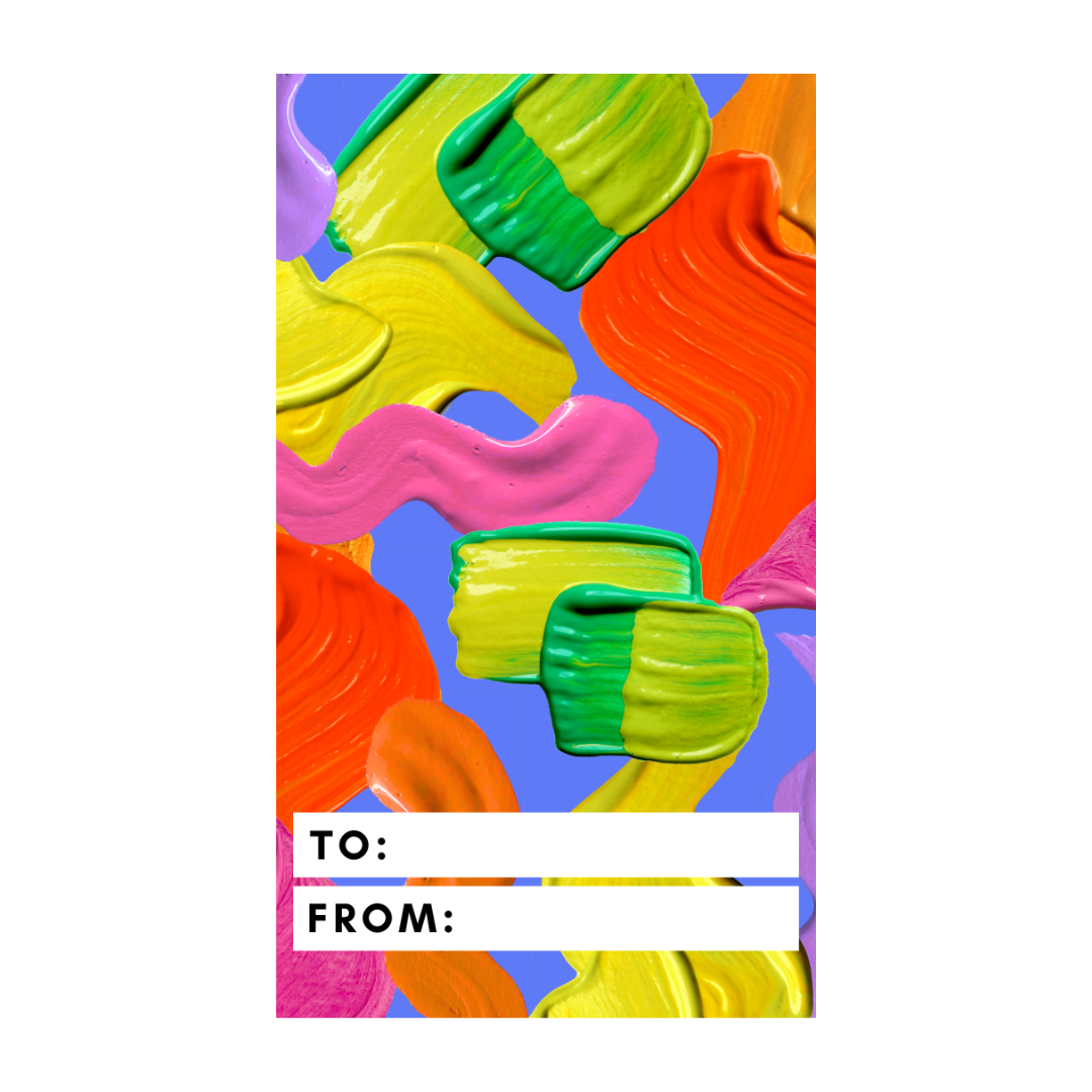 Glitter Ccrumb Gift Tag