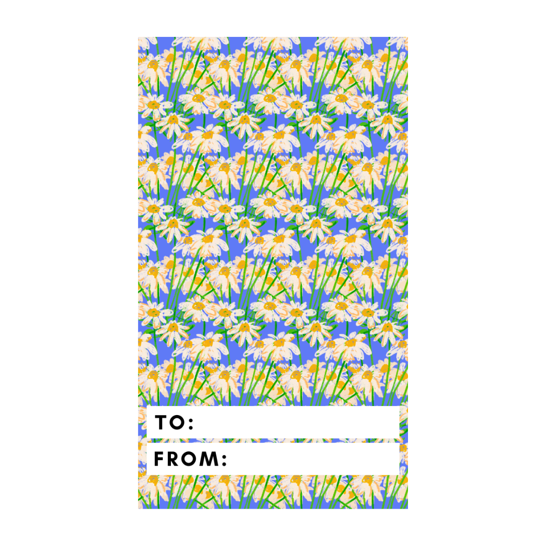 Glitter Ccrumb Gift Tag